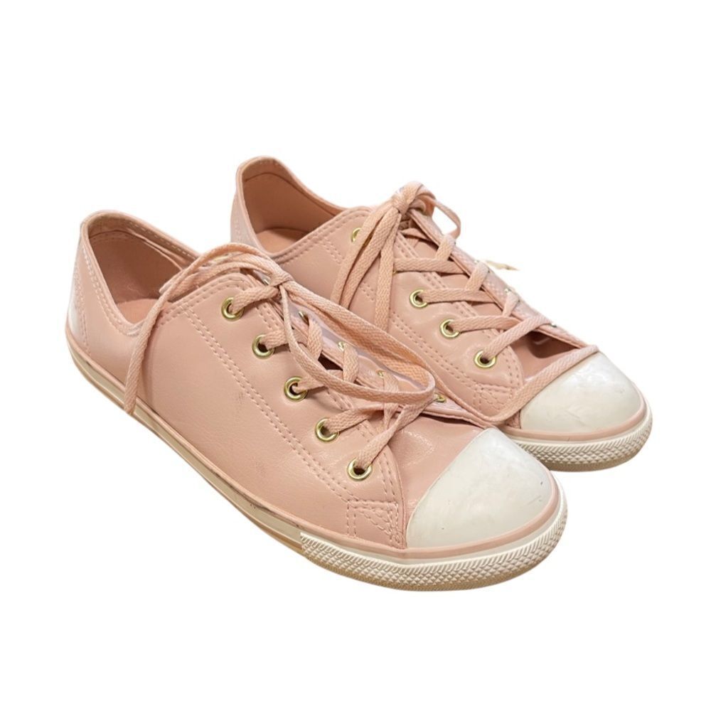 Converse All-Star Sneakers Blush Pink leather size 8